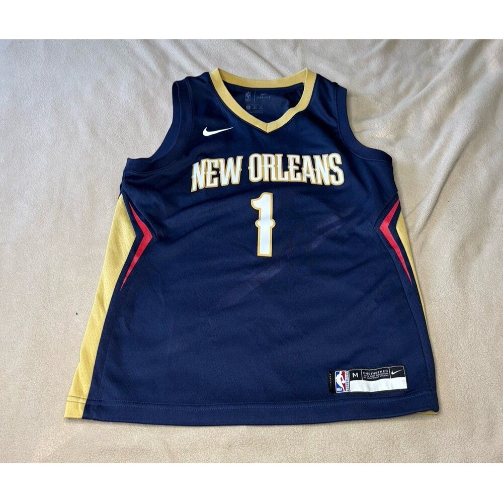 Nike New Orleans Pelicans Zion Williamson #1 Swingman NBA Jersey Size Youth M
